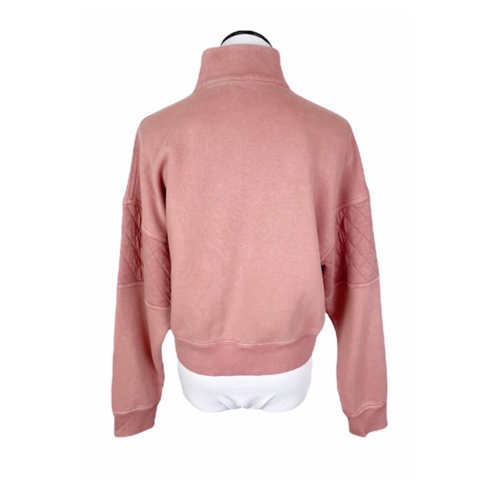 NWT Wild Fable Quilted Quarter Zip Sweatshirt - Picture 5 of 8